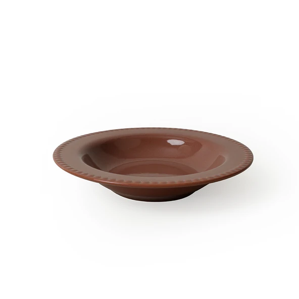 Keramika Kahverengi Bella Yemek Tabağı 21 Cm 6 Adet 605 - 7