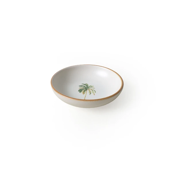 Keramika Bronze Palmiye Halka Çerezlik / Sosluk 13 Cm 6 Adet 22901 - 7