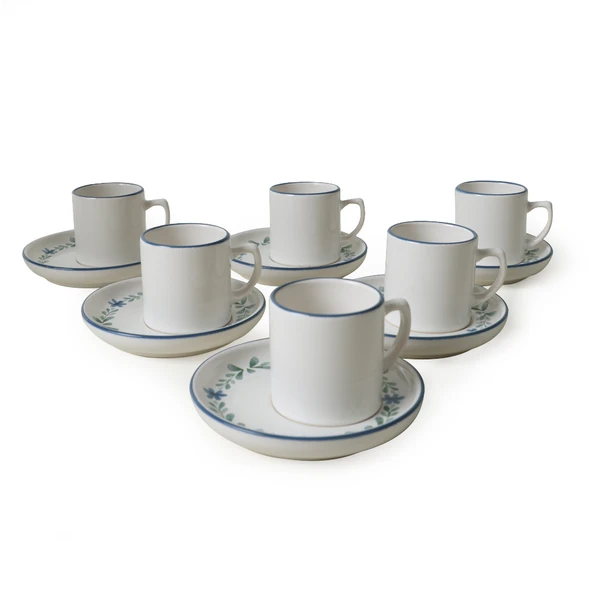 Keramika Daphne Nordic Kahve Takımı 12 Parça 6 Kişilik 22921-24 - 6
