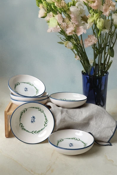 Keramika Daphne Halka Çerezlik / Sosluk 13 Cm 6 Adet 22925 - 2