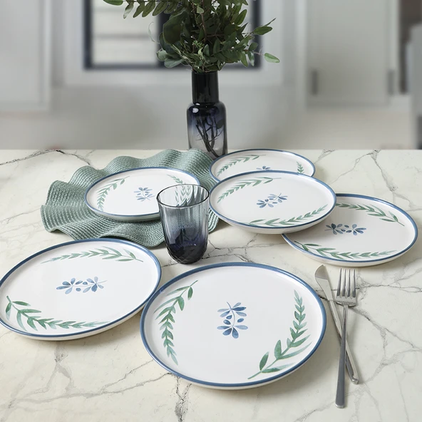 Keramika Daphne Nordic Pasta Tabağı 22 Cm 6 Adet 22923 - 3