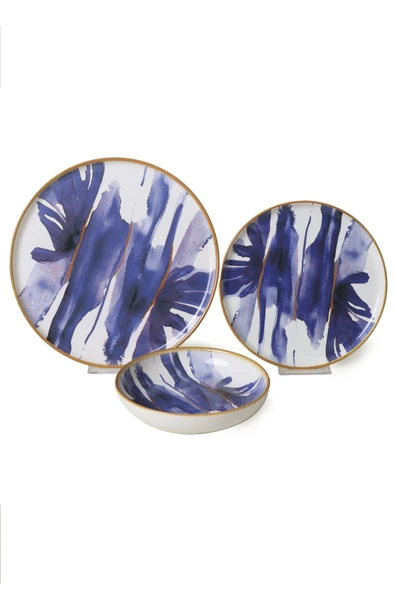 Keramika Brush & Bloom Yemek Takımı 18 Parça 6 Kişilik 22956 - 6