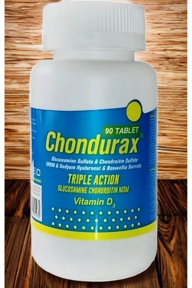 Chondurax Glukozamin Msm Kondroitin Eklem Kas Gıda Takviyesi D3 Vitamin 90 Tablet - 2