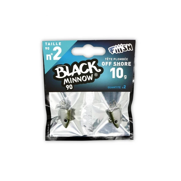 Fiiish Black Minnow BM90/2 BM009 Off Shore 10gr Kaki Jig Head
