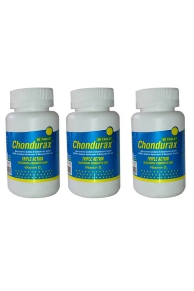 Chondurax Glucosamine Chondroitin Msm 90 Tablet 3'lü Paket