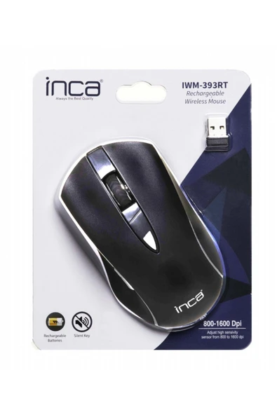 INCA Iwm-393rt Rechargeable Silent Wireless Mouse (sessiz) - 2