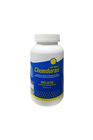 Chondurax Glukozamin Triple Action D3 Vitamin 200 Tablet Eklem Kas Ağrılarına Etkili