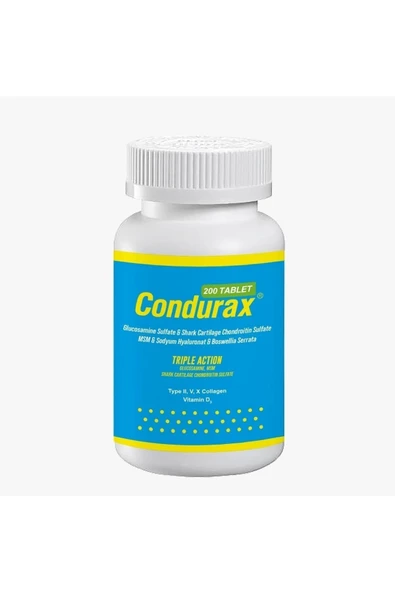 Chondurax Condurax Glucosamine Shark Cartilage Chondroitin Msm 200 Tablet