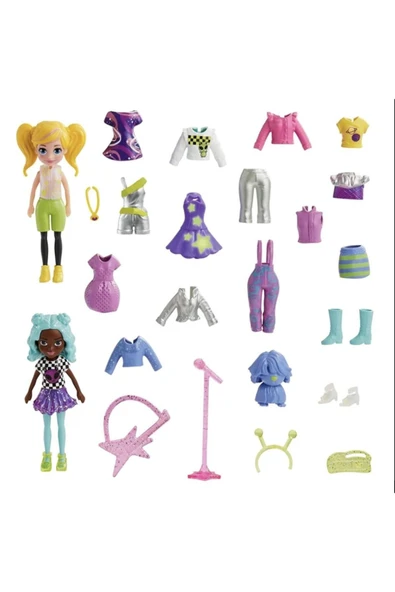 Polly Pocket Ve Arkadaşları Farklı Moda Aksesuarları Oyun Setleri Hnf51-hkv97