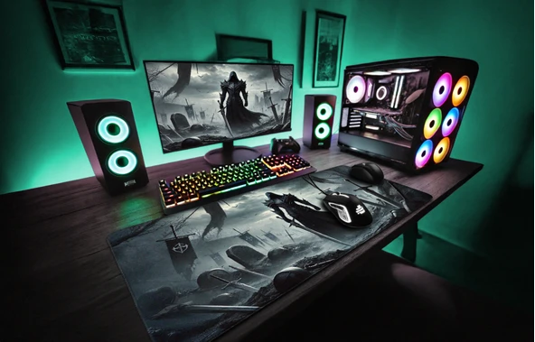 Rygen Gaming Mouse Pad 90x40 Nocturne Mousepad Xxl Oyuncu Mouse Pad Büyük Mousepad - 3