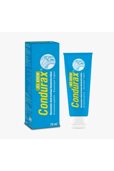Condurax Glukozamin Shark Cartilage Eklem Kas Ağrılarına Etkili Masaj Jeli 75 ml Tip 2 Kolajen