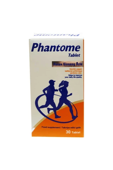 Phantome Panax Ginseng Özlü Ester Vitamin C Çinko 30 Tablet Multivitamin - 5