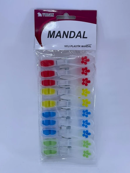 VMAX 10 LU PLASTİK MANDAL