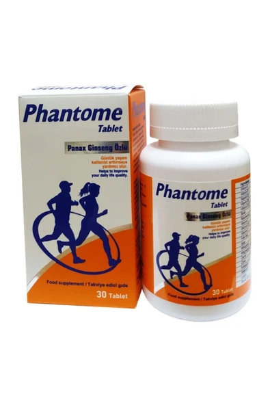 Phantome Panax Ginseng Özlü Vitamin C 30 Tablet Multivitamin Gıda Takviyesi - 3