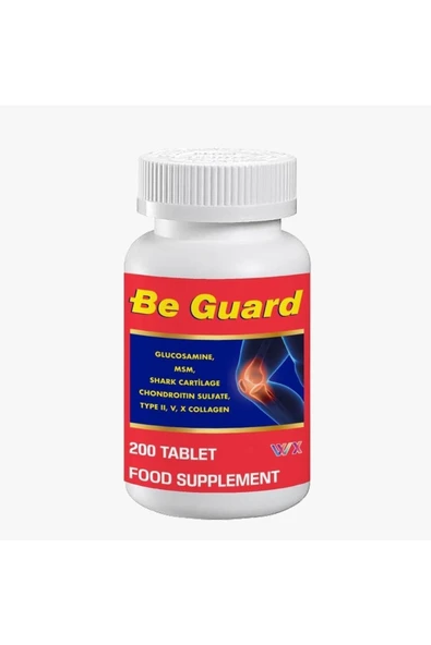 Be Guard Glukozamin Shark Cartilage Tip 2-5-10 Kolajen Içeren 200 Tablet Eklem Kas Kondroitin Msm