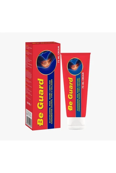 Be Guard Glukozamin Shark Cartilage Tip 2 Kolajen Jel Eklem Kas Masaj Kremi Mentollü 75 ml