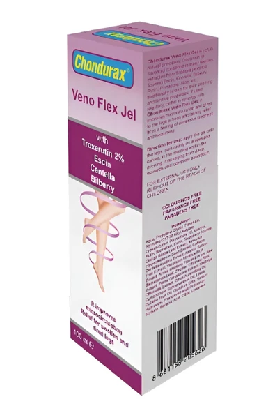 Chondurax Veno Flex Aromalıvaris Kaynaklı Ağrılara Etkili Masaj Jeli 100 ml