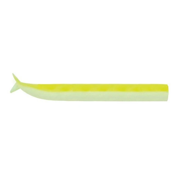 Fiiish Crazy Sandeel CSE150/CSE235 3x-Gövde Jaune Fluo Silikon Yem