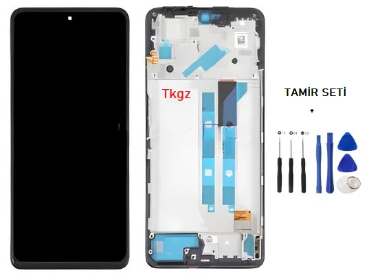 Tkgz Xiaomi Redmi NOTE 12 PRO -4G- Lcd Ekran Dokunmatik SERVİCE PACK - FULL ÇITALI + TAMİR SETİ - Resim 2