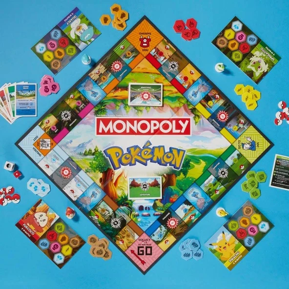 Orjinal Monopoly Pokemon İngilizce Monopoly - 2