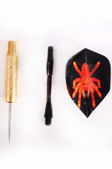 Delta 20 Gr. Dart Oku (3’lü Set) - Çelik Uç + Pirinç Gövde + Renkli Kanat - Dart Oku Seti - 4