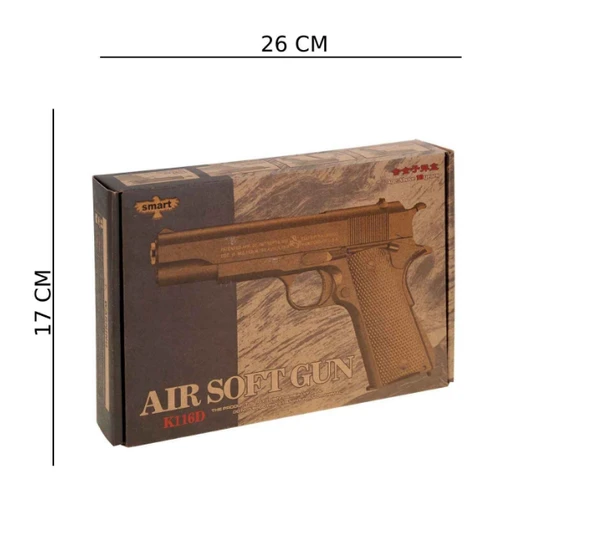 Kutulu Aır Soft Gun Metal Boncuk Atan Silah