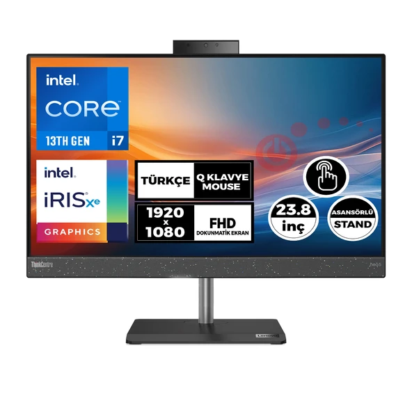 Lenovo ThinkCentre Neo 50a 24 G4 i7-13700H 64GB 1TB SSD 23.8" FHD W11P Dokunmatik AIO 12K9004BTR 015