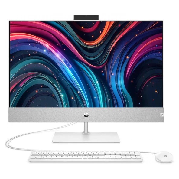 HP Pavilion 27-CA0101NG 9E700TT003 Ryzen7 5700U 64GB 1TBSSD 27" QHD W11H All In One Bilgisayar