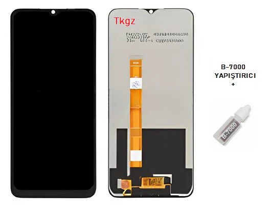 Tkgz Oppo A15S Lcd Ekran Dokunmatik SERVİCE PACK + B-7000 - Resim 2