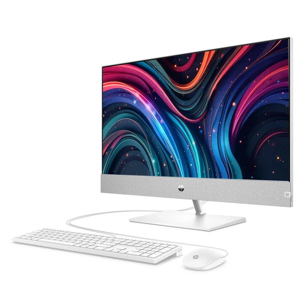 HP Pavilion 27-CA0101NG 9E700TT003 Ryzen7 5700U 64GB 1TBSSD 27" QHD W11H All In One Bilgisayar - 3