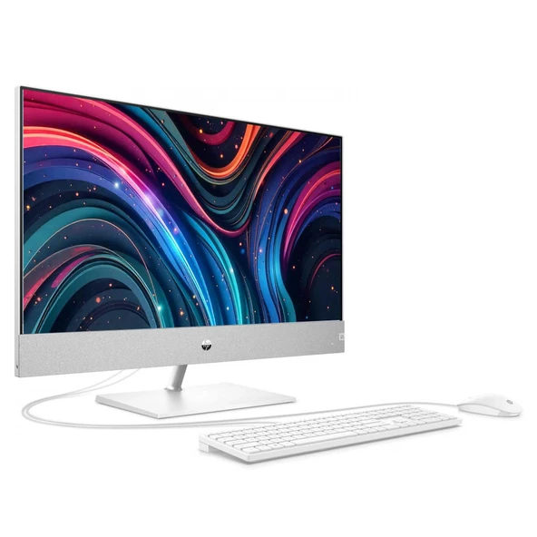 HP Pavilion 27-CA0101NG 9E700TT Ryzen7 5700U 16GB 1TBSSD 27" QHD W11H All In One Bilgisayar - 2