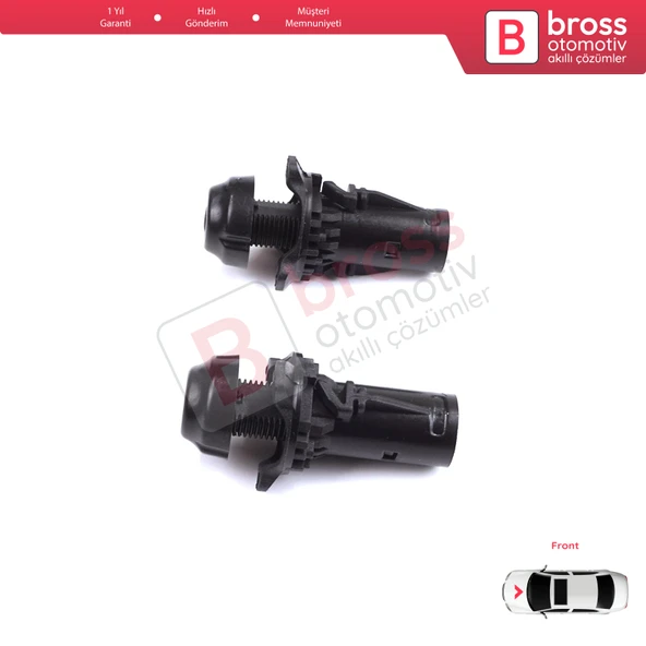 Renault Clio MK5 Captur MK2 Taliant Dacia Sandero MK3 için 2 Adet Ön Kaput Amortisör Takozu - 2