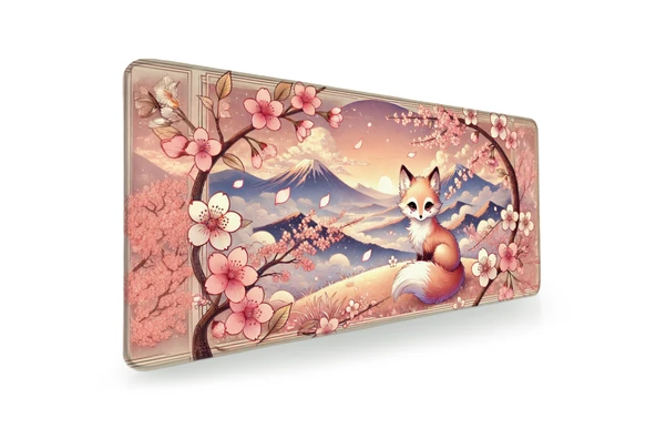 Rygen Gaming Mouse Pad 90x40 Kitsune Mousepad Xxl Oyuncu Mouse Pad Büyük Mousepad