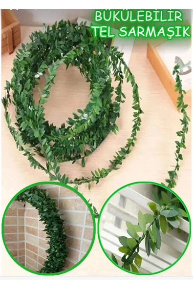 1metre tel sarmasik ev dogalgaz boru  dekor balkon susu - 5