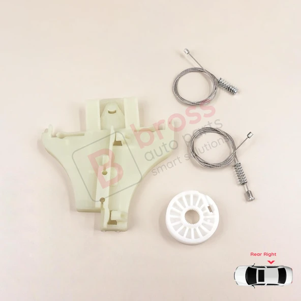 Ford Mondeo MK2 MK3 4/5 Kapı 1996-2007 1S71F27000B İçin Arka Sağ Kapı Cam Kriko Tamir Seti ürün görseli 1