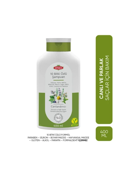Otacı Bitki Özlü Canlandırıcı Şampuan 400 ml