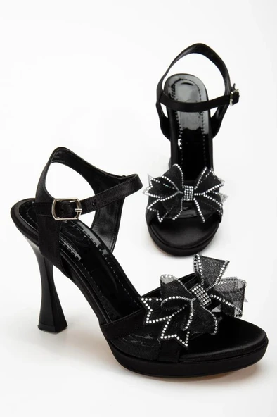 Papuçcity Hco 03165 Kadın Platform Topuklu Gelin Nikah Düğün Sandalet - 2