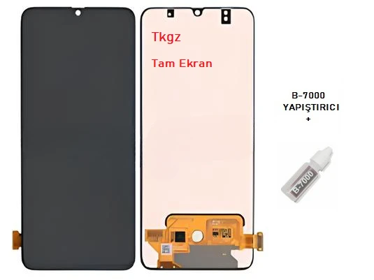 Tkgz Samsung Galaxy A70 - SM-A705 Lcd Ekran Dokunmatik SERVİCE PACK + B-7000 - Resim 2