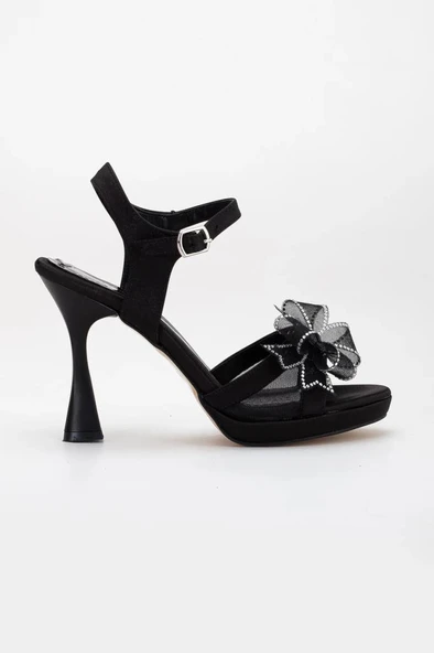 Papuçcity Hco 03165 Kadın Platform Topuklu Gelin Nikah Düğün Sandalet - 4