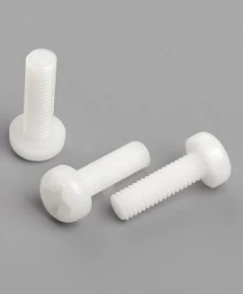 10 Adet Metrik 3 M3x10mm Plastik Vida Beyaz Arduino, Proje Vidası PS-310