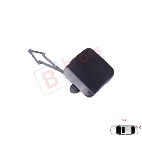 Renault Clio MK5 V B7 BJA 2019-2023 Makyajsız Kasa için Arka Tampon Çeki Demiri Kapağı ASTARLI ürün görseli 1