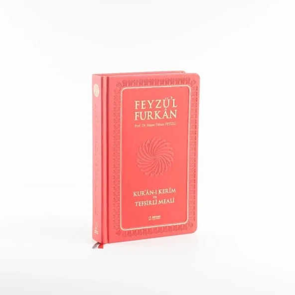 Feyzü'l Furkan Kur'ân-ı Kerîm ve Tefsirli Meali (Orta Boy - Mushaf ve Meal - Ciltli) PEMBE