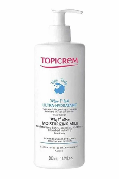 Topicrem Baby Moisturizing Milk 500 ml