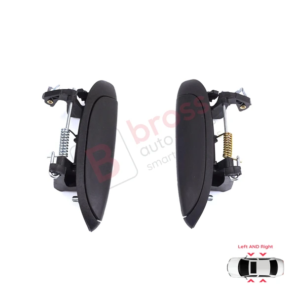 Renault Clio 2 Megane 1 Scenic 1 Symbol Thalia Logan Platina Largus için Kapı Dış Açma Kolu Seti