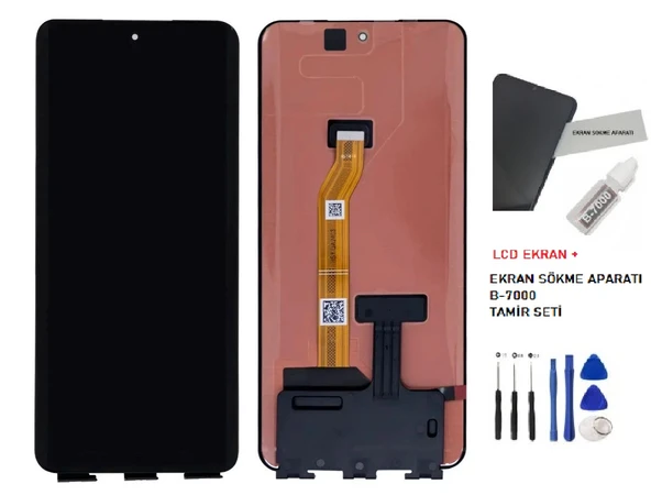 Tkgz Honor X9B Lcd Ekran Dokunmatik SERVİCE PACK + B-7000 + TAMİR SETİ - Resim 2