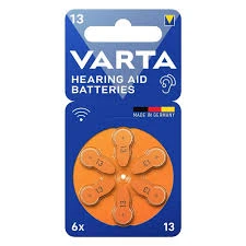 Varta 13 Numara İşitme Cihazı Pili – 1.45V Çinko Hava – Cıvasız – Orijinal Almanya Üretimi