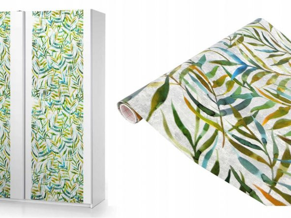 D-c-fix 346-8185 Yaprak Desen Kendinden Yapışkanlı Folyo (67,5cm x 2mt) - Resim 8