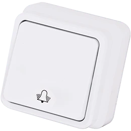 IP44 Sıva Üstü Zil Anahtarı Suya Dayanıklı Nemli Ortamlar İçin Komütatör