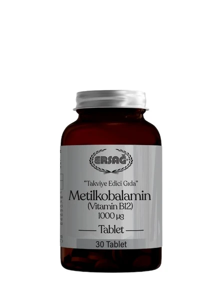 ERSAĞ METİLKOBALAMİN VİTAMİN B12 100 MG 30 TABLET