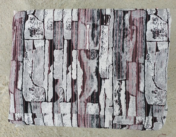 Polo Life Savan 4m2 Pamuklu Lastiksiz Halı Ört, Çok Amaçlı, Piknik Ört (170x245)-Taş Desen Pudra